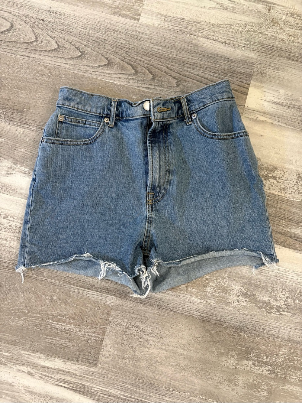 Women’s High-Rise Denim Cutoff Shorts